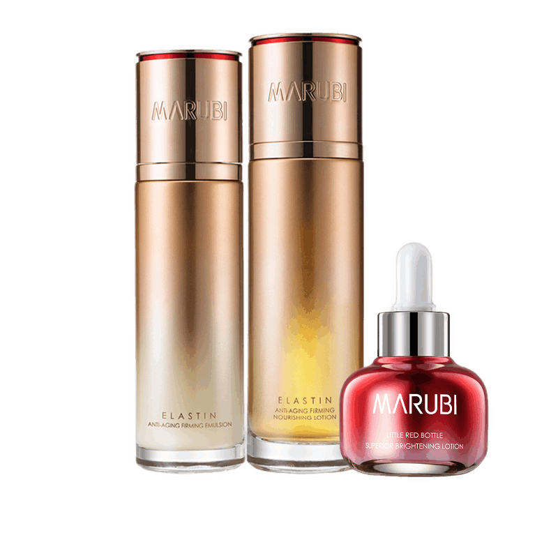 丸美 弹力蛋白凝时紧致精华水乳