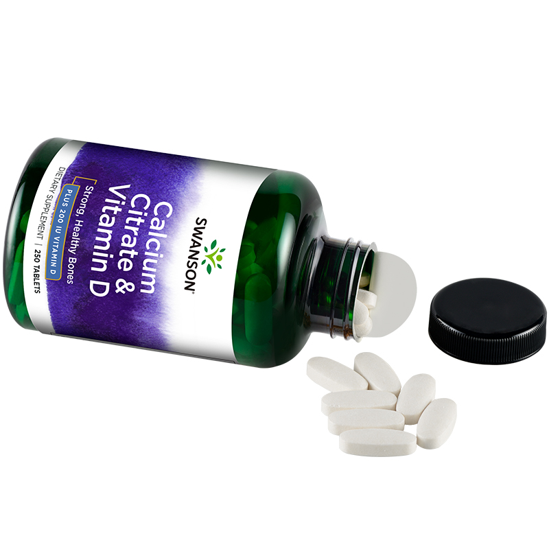 Swanson 钙加维生素D片