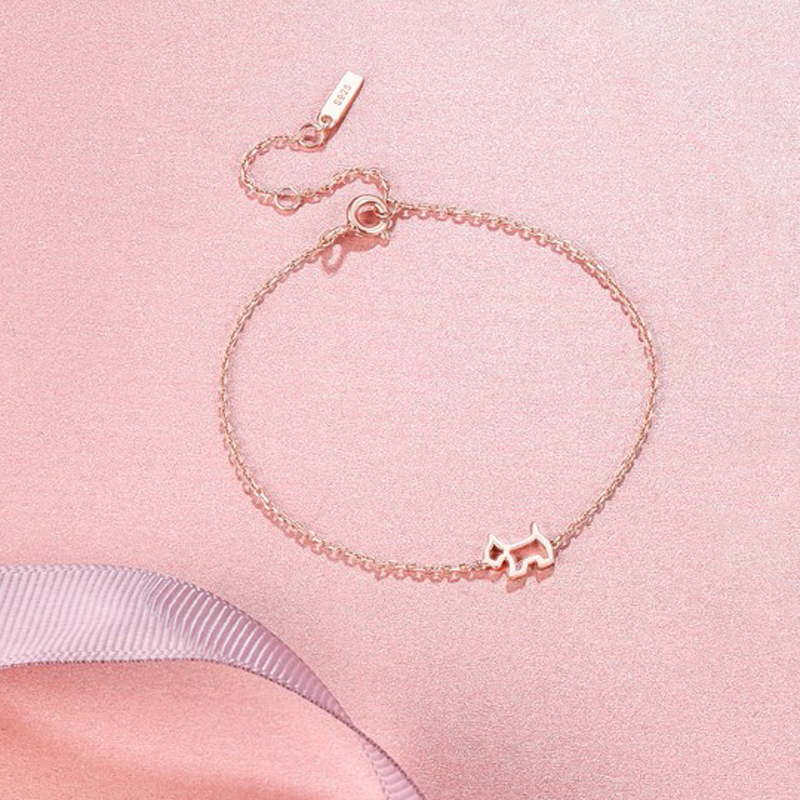 AGATHA 镂空小狗手链