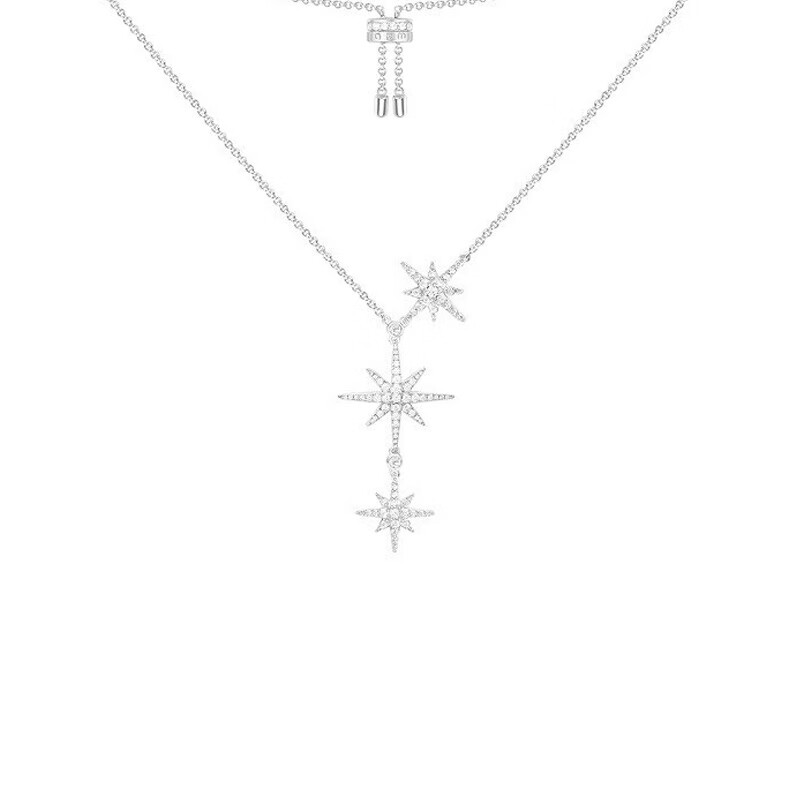 APM 双流星银项链