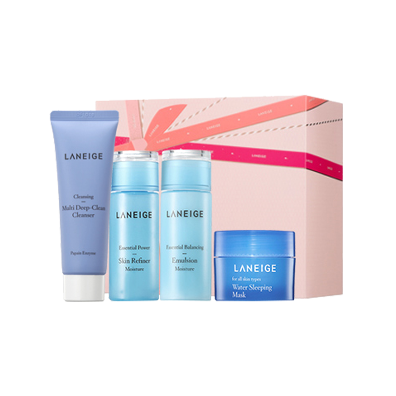 兰芝水衡透润精华水护肤套装