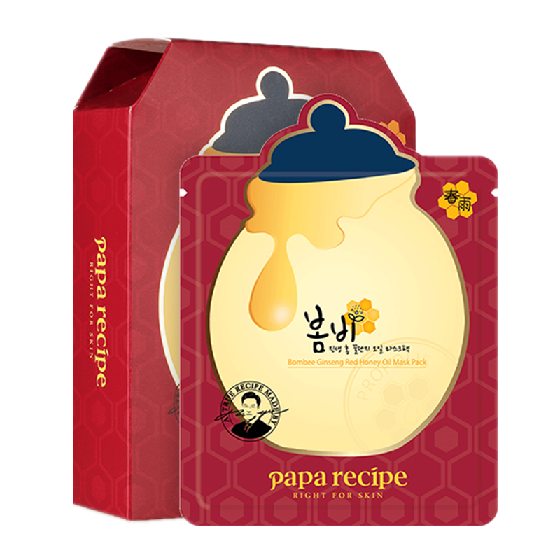 春雨 蜂蜜红参补水面膜