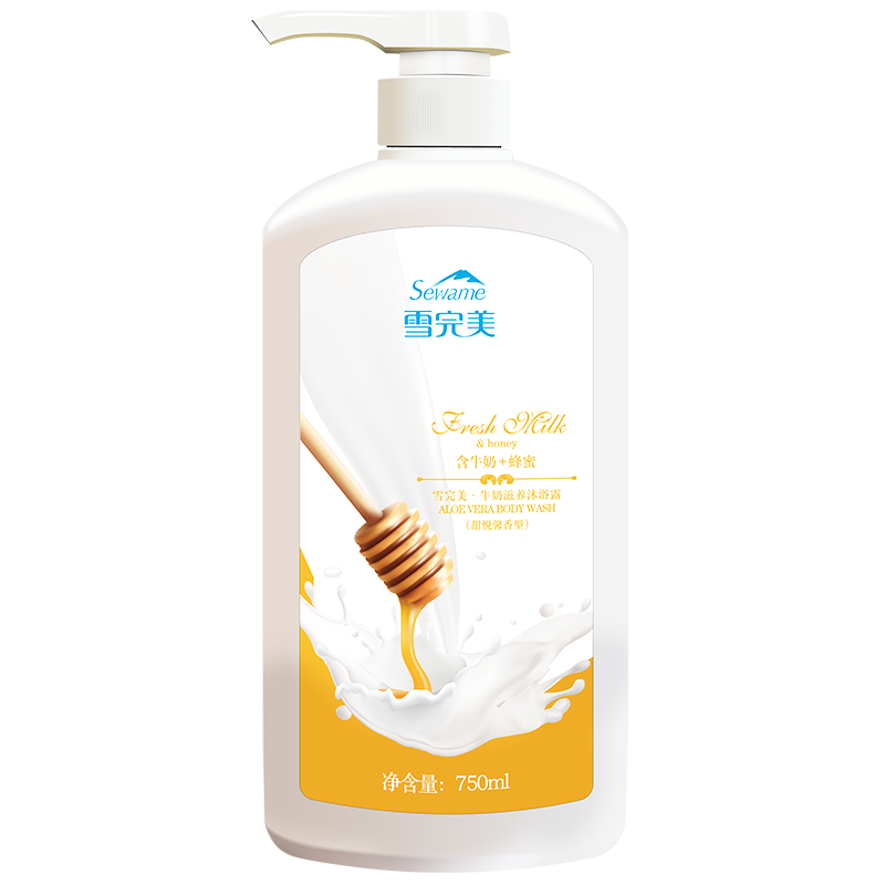 雪完美 牛奶蜂蜜滋养沐浴露
