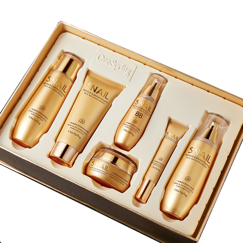 一枝春 黄金蜗牛原液护肤套装