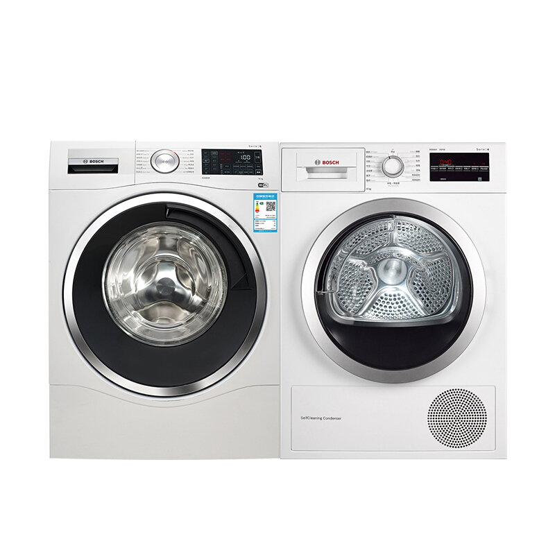 博世智能洗衣机热泵洗干洗烘套装