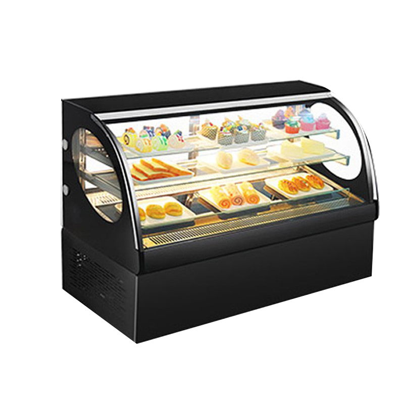 晶贝 玻璃展示保鲜台