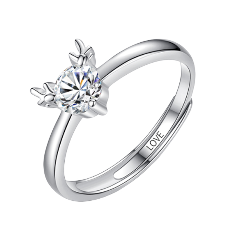 圣雅罗 灵动鹿角戒指