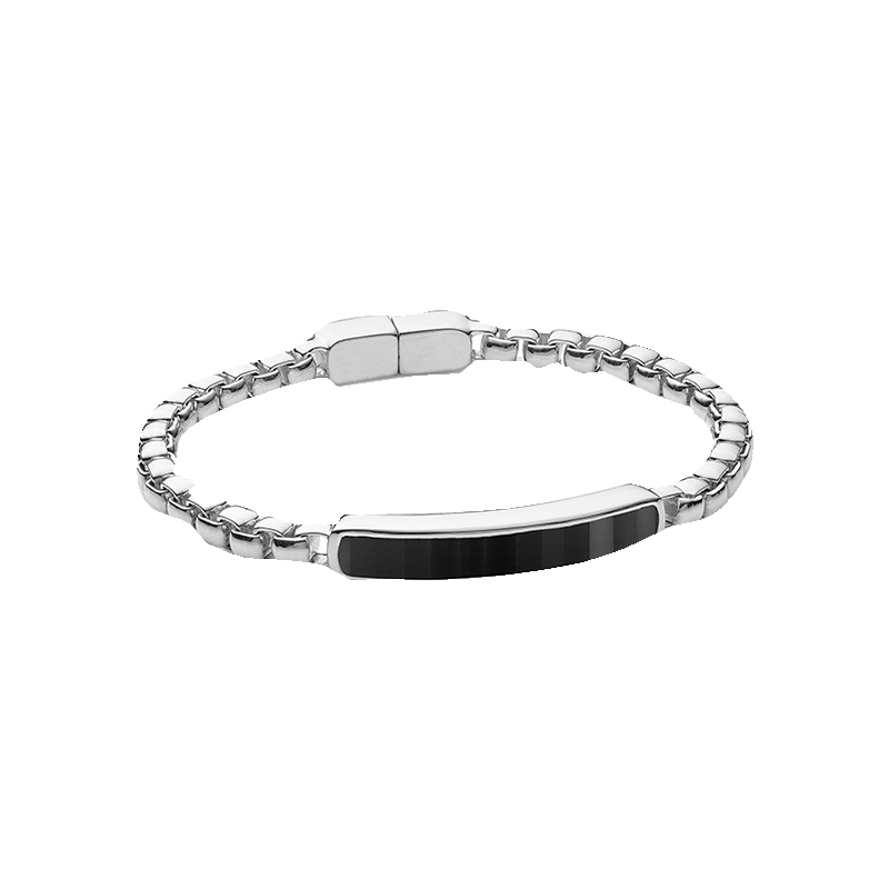 莫妮卡 时尚纯银个性手链