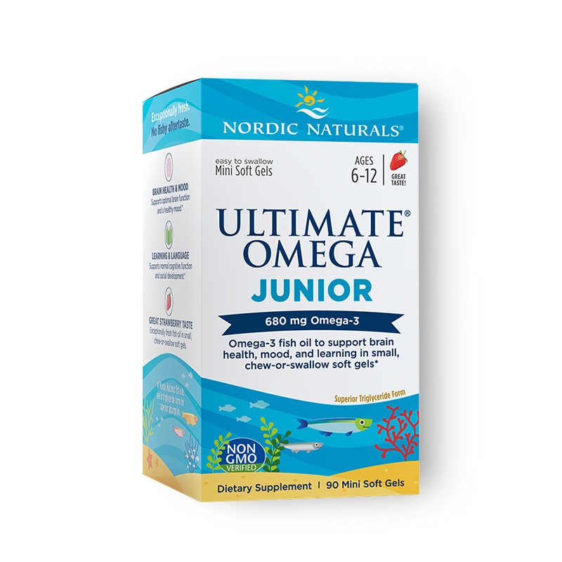 挪帝克 儿童青少年鱼油软胶囊