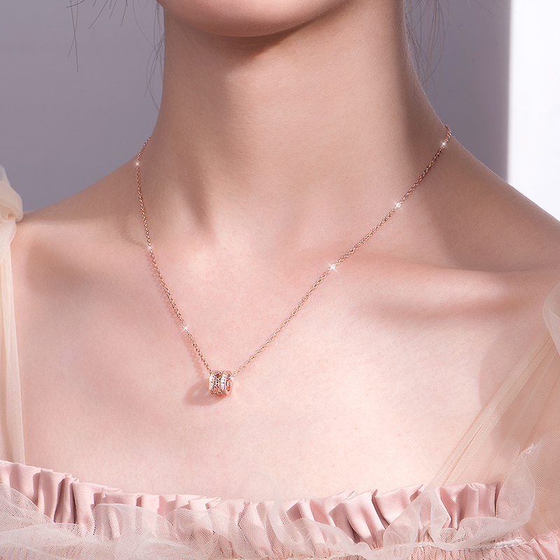 桑玛 小蛮腰银项链