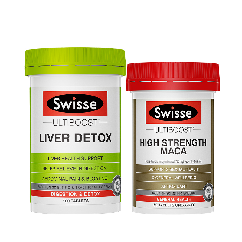 斯维诗 进口护肝片玛卡片组合