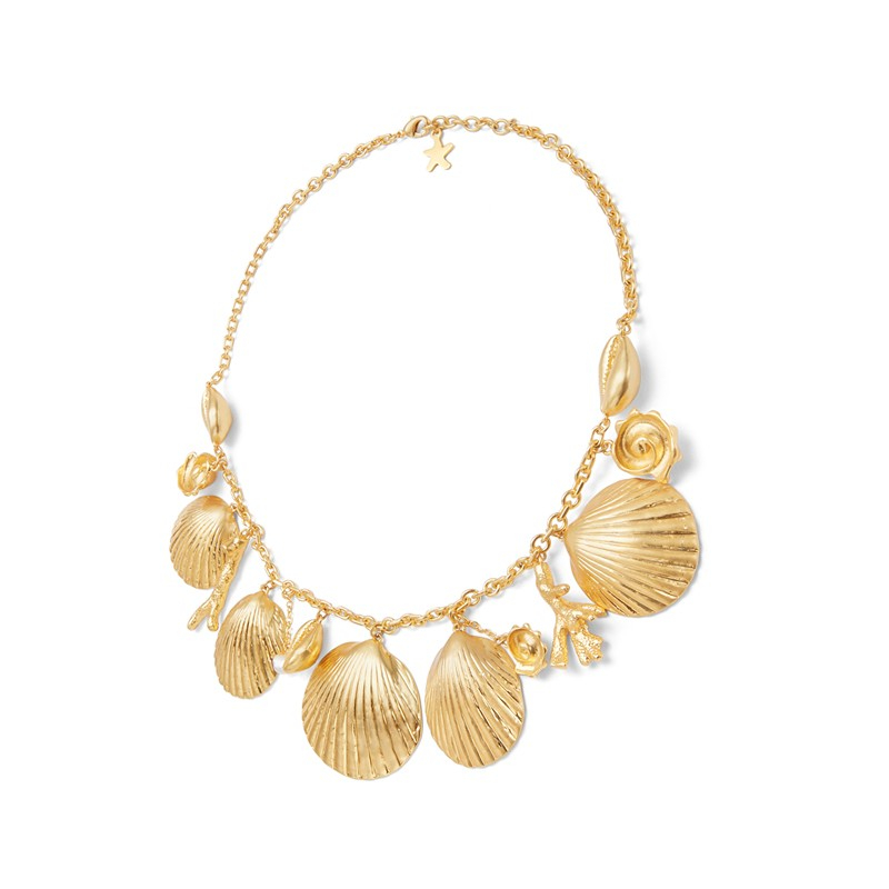 CK 欧美金属贝壳项链