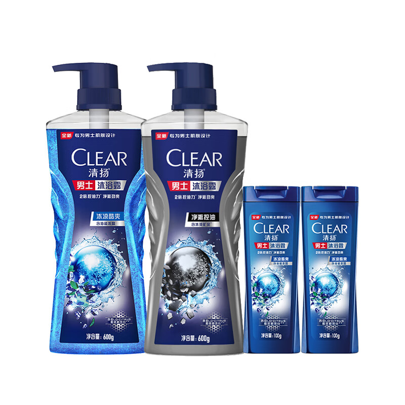 清扬 酷爽 沐浴露