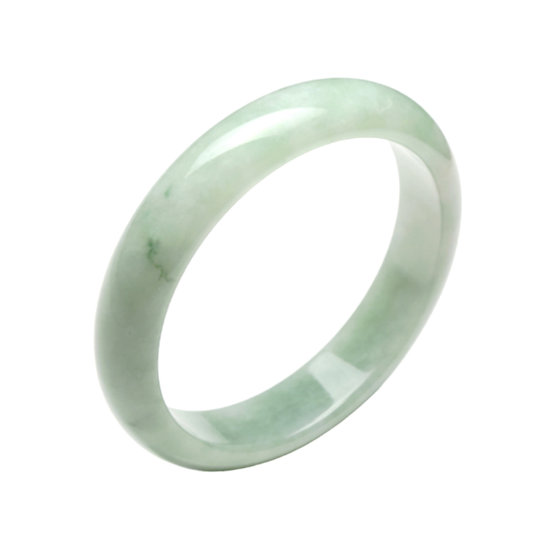 七彩云南 翡翠浅绿玉手镯