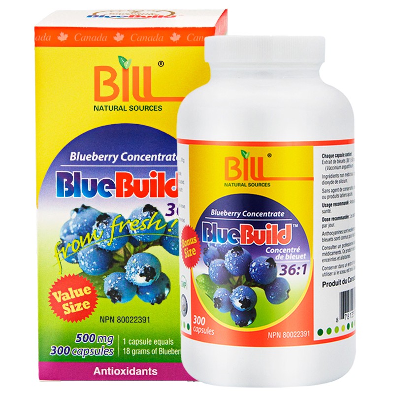 BILL 高浓缩 蓝莓精华胶囊