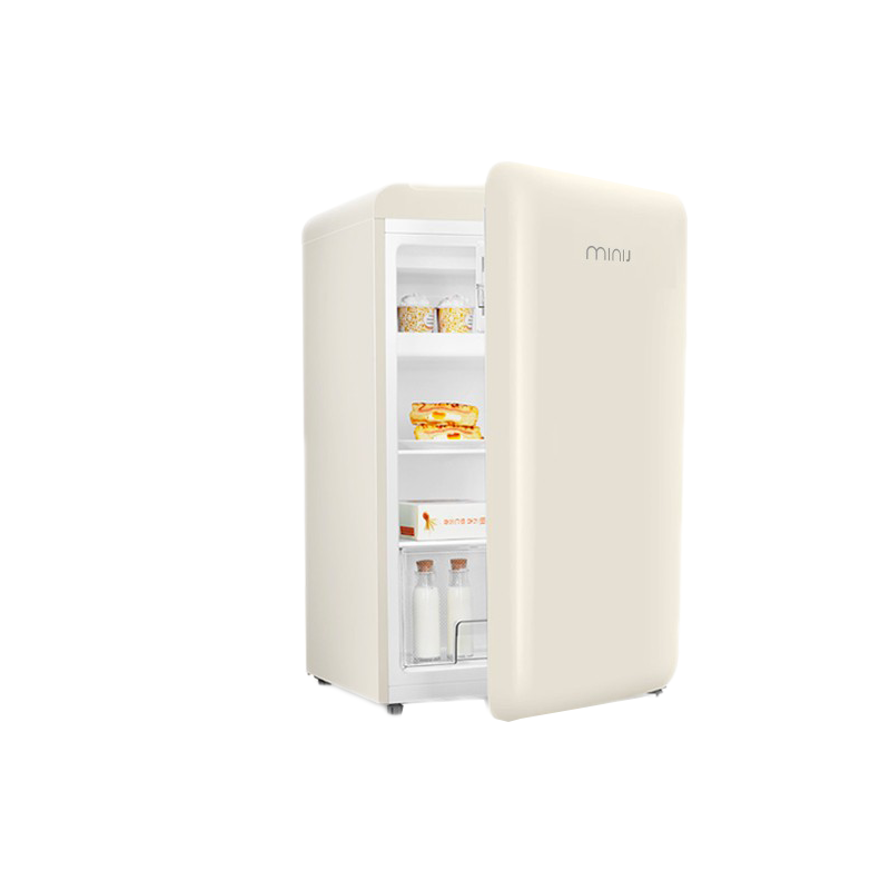 小吉复古迷你单门小冰箱