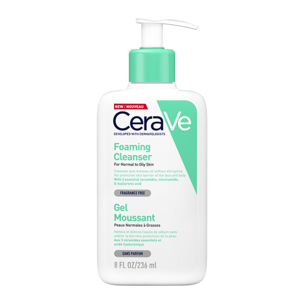 CeraVe 泡沫净颜洁面乳