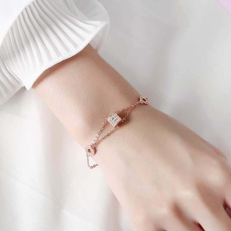 桑玛 简约小蛮腰银手链