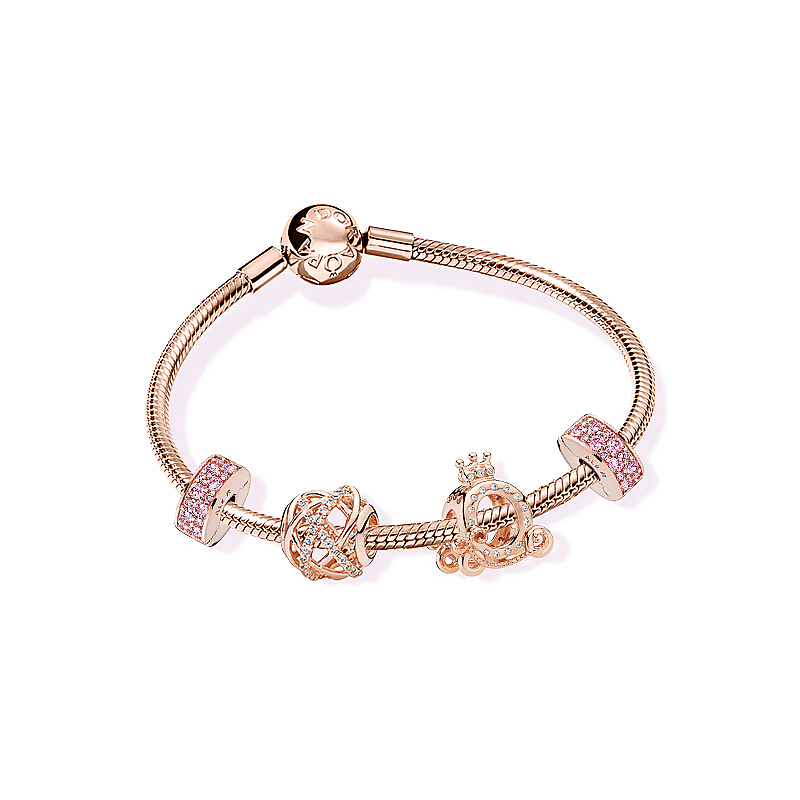 潘多拉金色银河之恋时尚手链