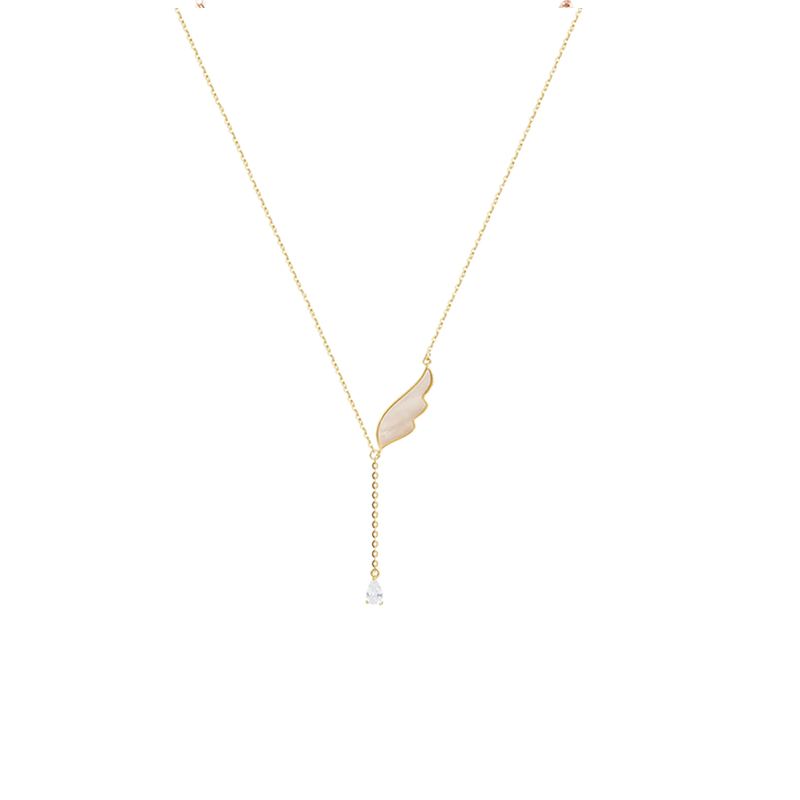 伊黛儿 贝壳翅膀 项链