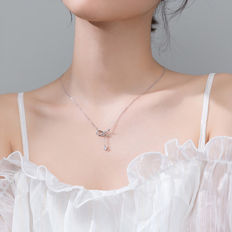 桑玛 清新甜美蝴蝶结项链