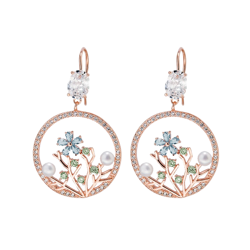 Eternelle 天蓝色耳饰