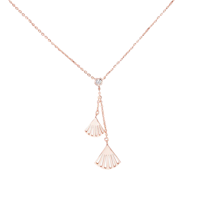 Eternelle 玫瑰金项链