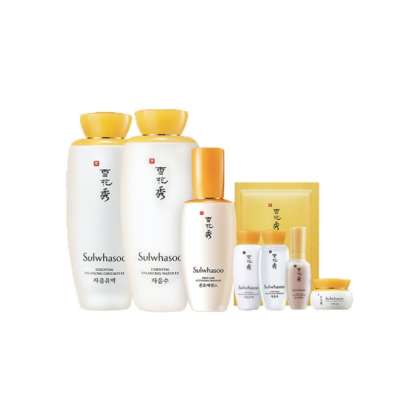 雪花秀滋盈肌本水乳精华套装