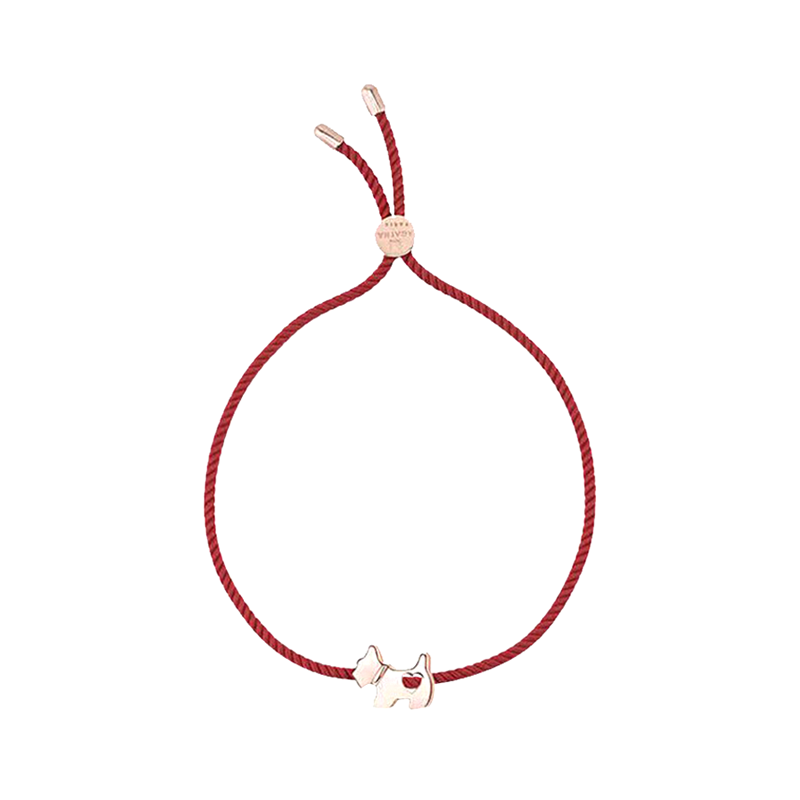 瑷嘉莎 心形小狗 手链