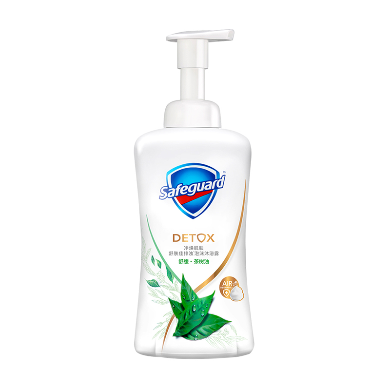 舒肤佳 舒缓茶树油泡泡沐浴露
