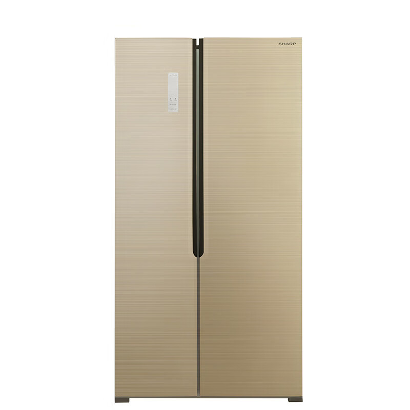 夏普 变频对开门智能控温冰箱