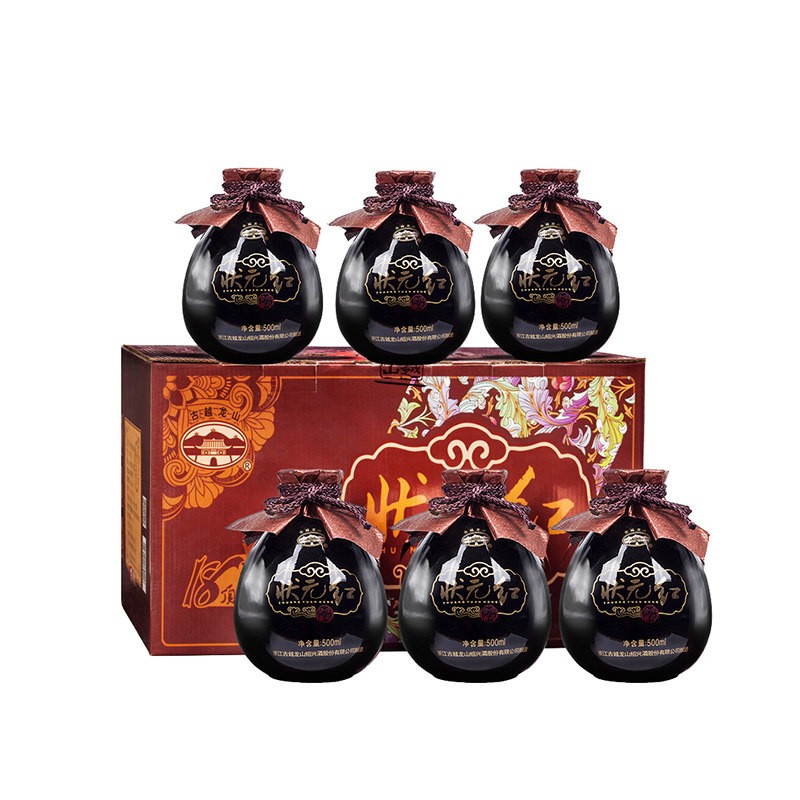 古越龙山 红花雕酒黄酒
