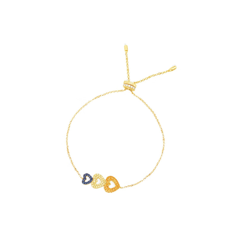 APM 三色爱心手链