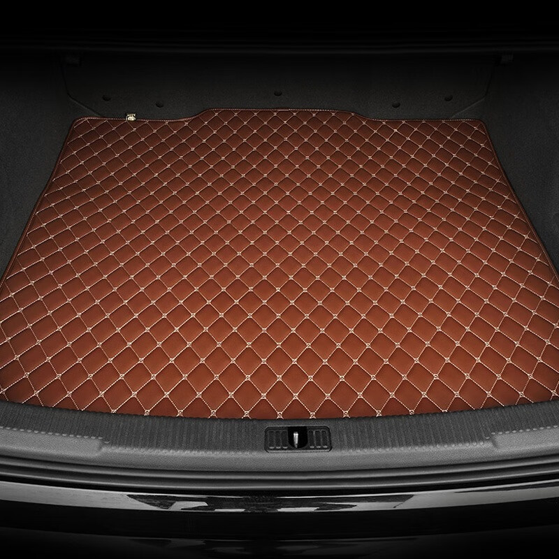 五福金牛 棕色皮革 后备箱垫