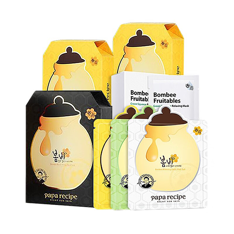 春雨 蜂蜜果蔬补水面膜