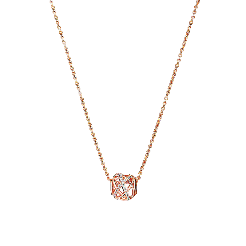 潘多拉 镂空银河项链