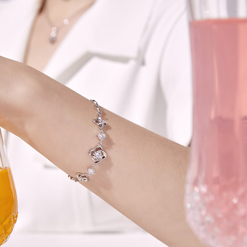 Winy 合成立方氧化锆手链