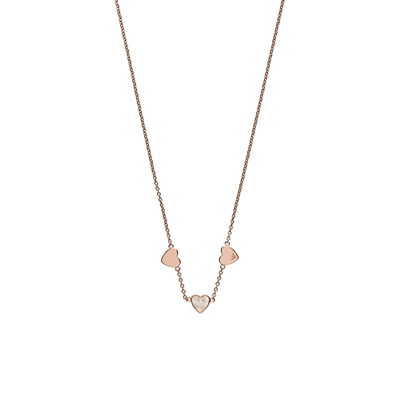 阿玛尼 心形母贝 项链