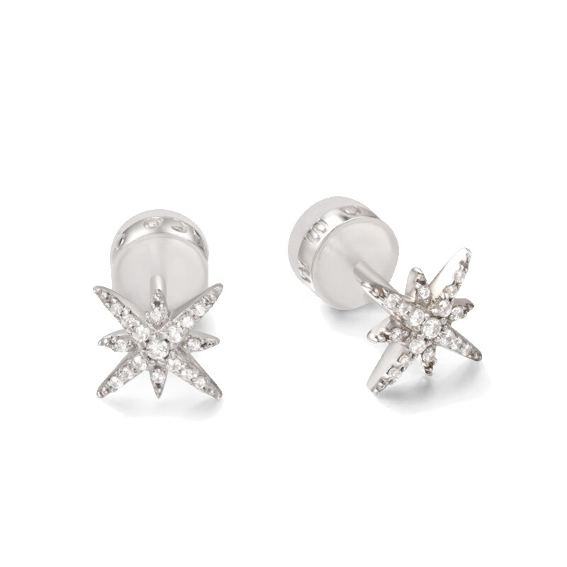 APM 六芒星经典银耳饰