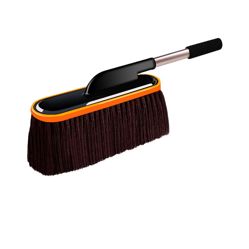 饰说 擦车除尘棕色车用掸子