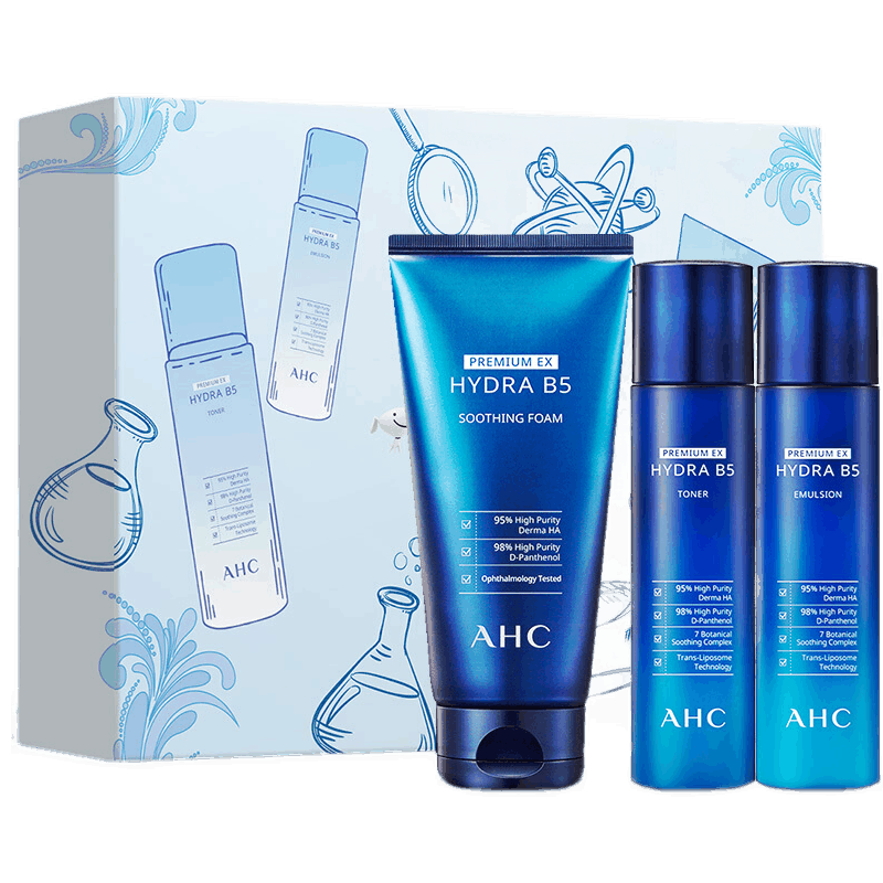 AHC B5玻尿酸保湿护肤套装