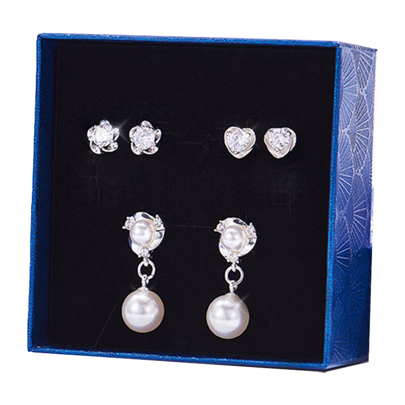 缔晶 气质纯银耳饰