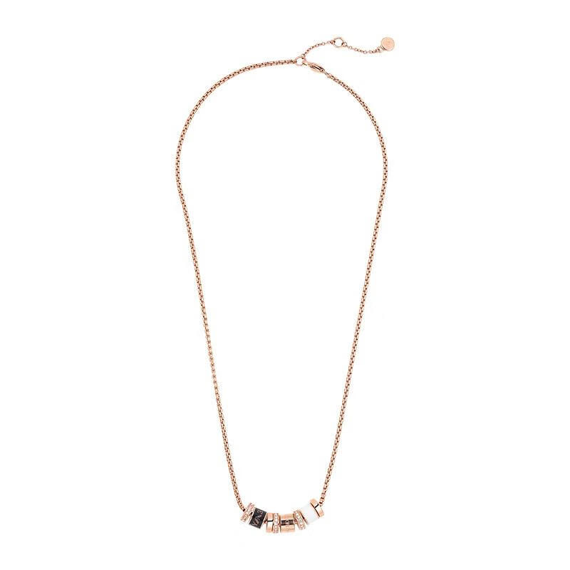 阿玛尼 镶钻串珠项链