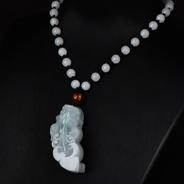 可玉可求 貔貅翡翠吊坠