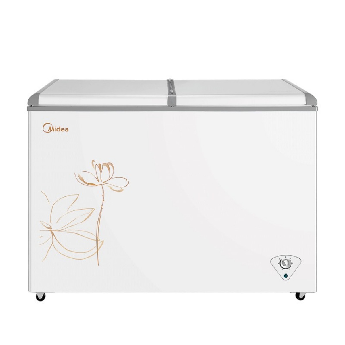 美的271升大容量冰柜