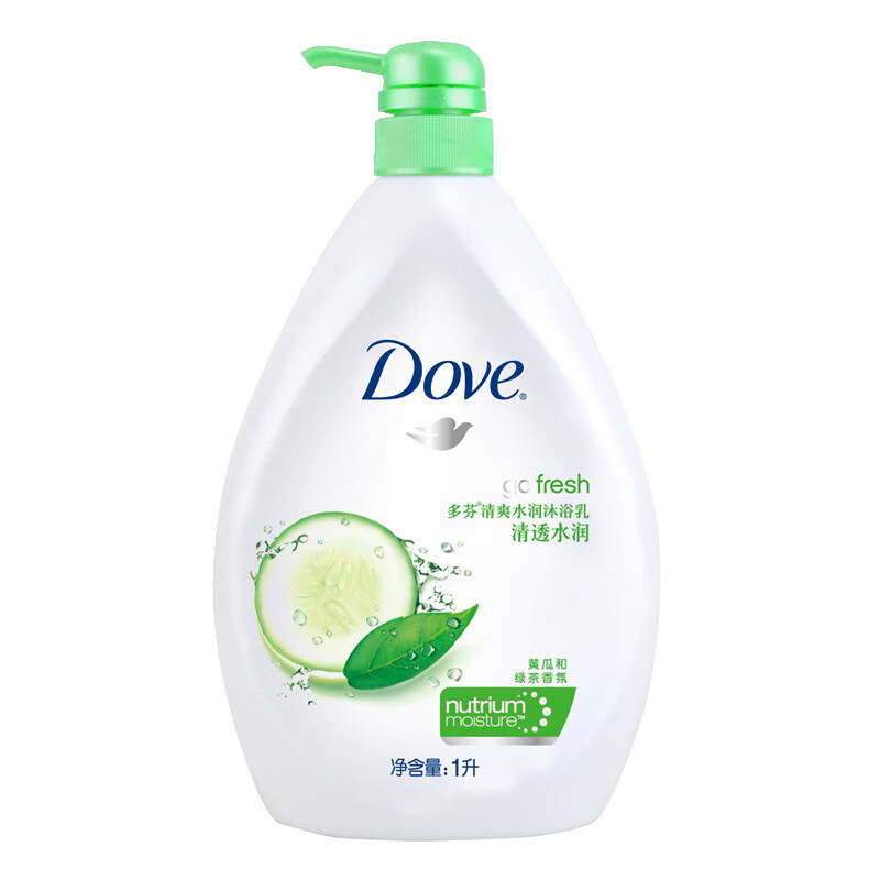 多芬 清新水透沐浴露