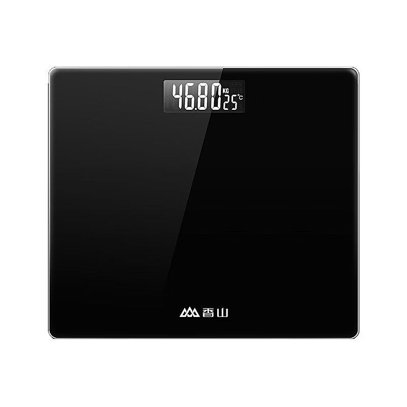 香山 钢化玻璃面板体重秤