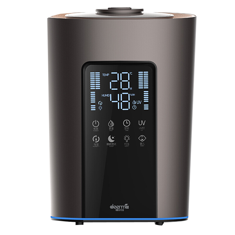 德尔玛上加水智能恒湿净化加湿器
