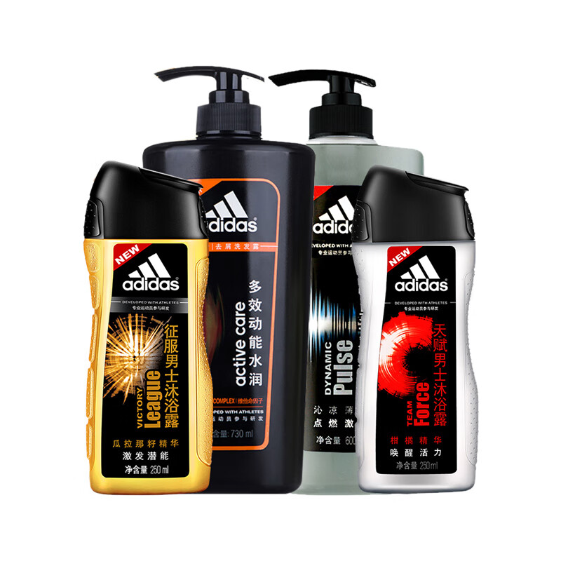 阿迪达斯 木质香 沐浴露