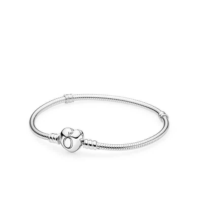 潘多拉 心形扣串珠手链